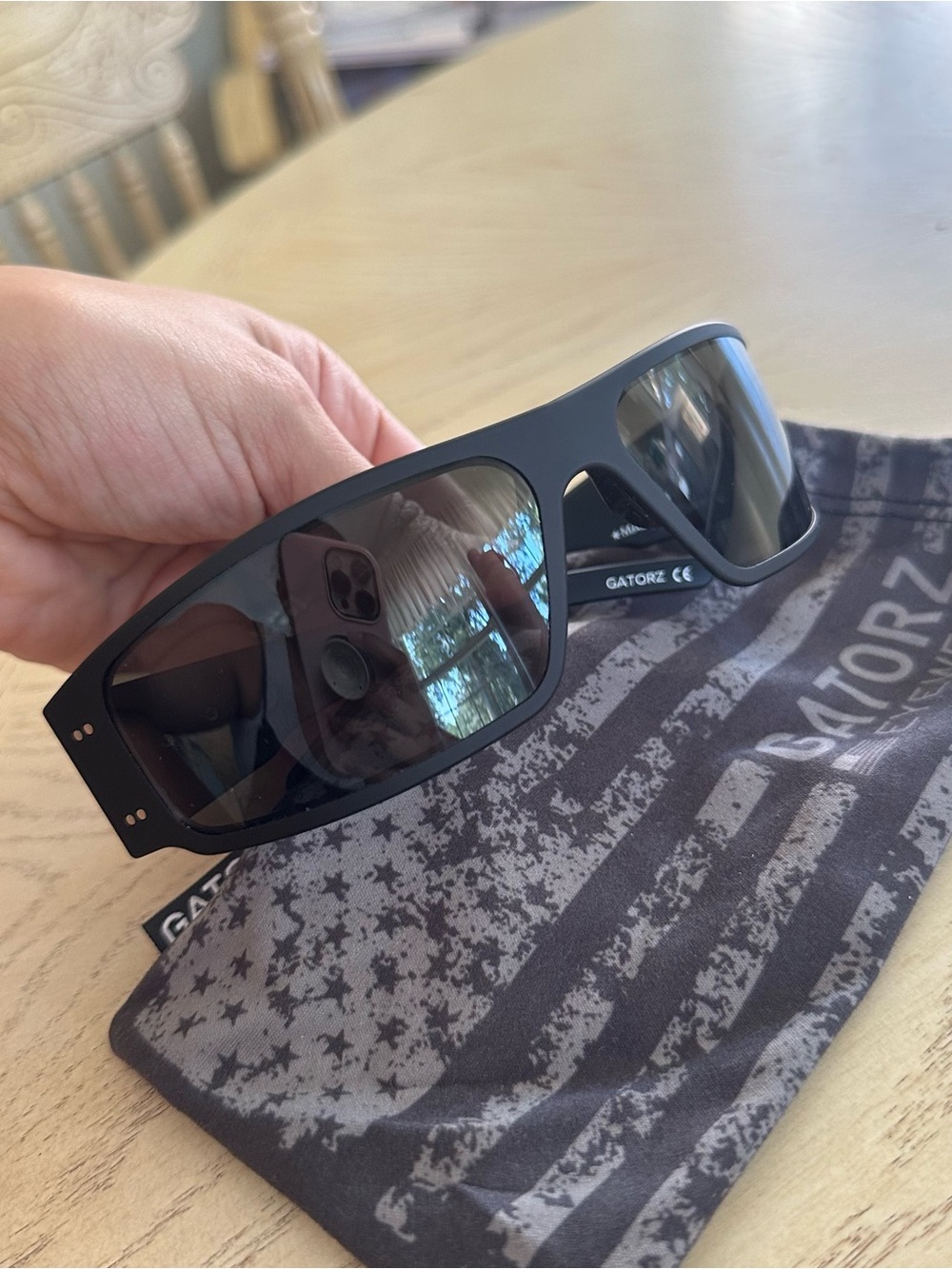 Like new Gatorz Magnum tactical black sunglasses